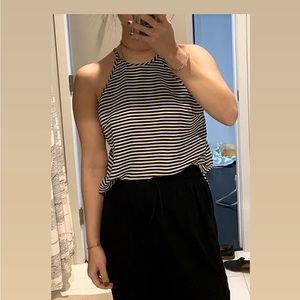 Abercrombie Striped Halter Top